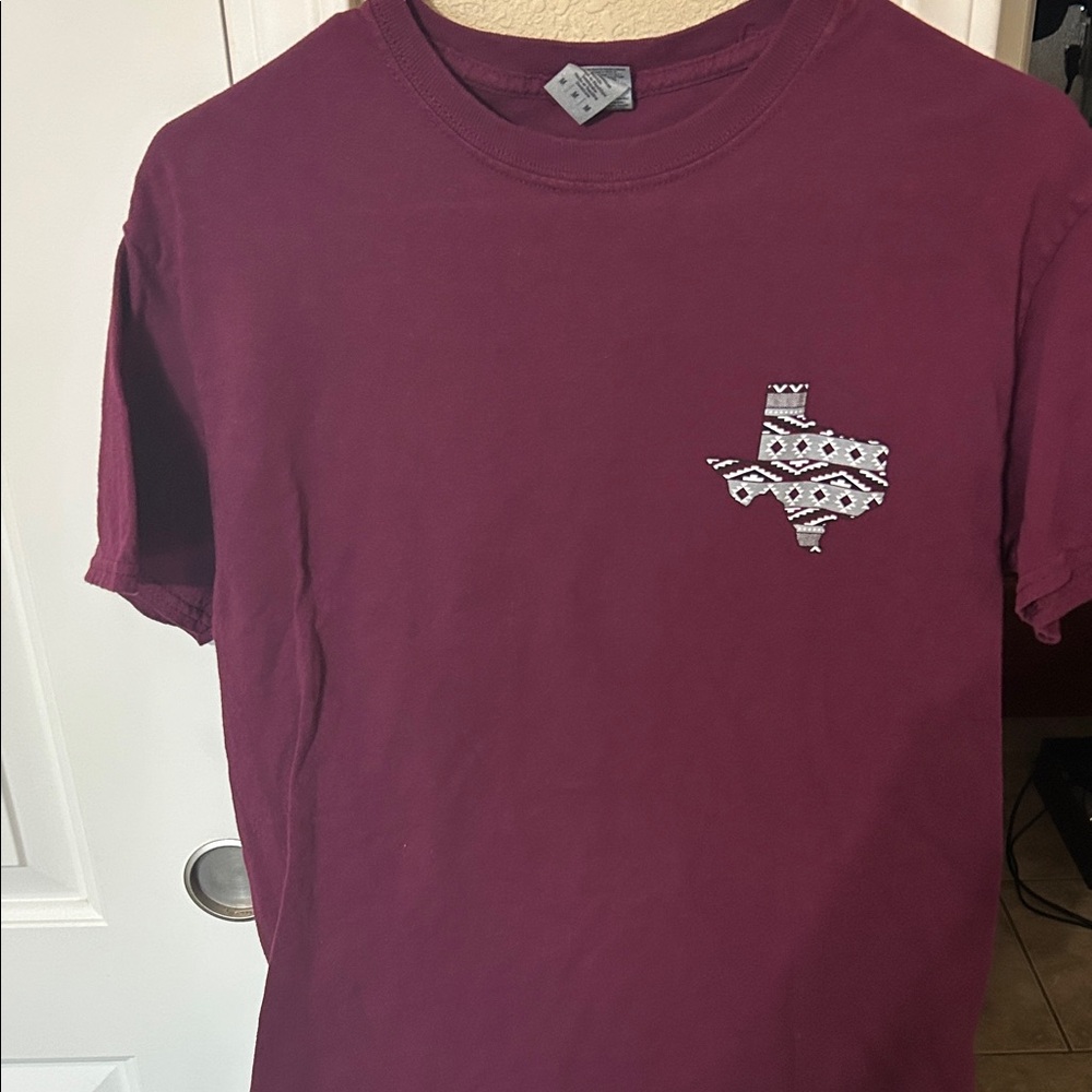 Men's Maroon Graphic T-Shirt